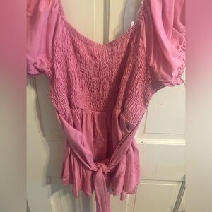 Rue21+ Pink shirt 1X New with tags